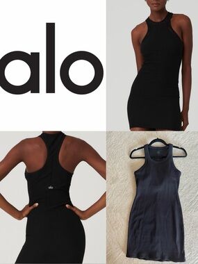 sachin and babi light blue dress Alo Tennis Club Sweater Set